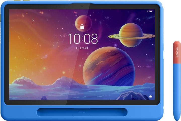 Actual product image Lenovo Tab + Kids Bumper (WLAN only, 10.10", 128 GB, Luna Grey)