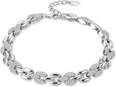 Produktbild Agato Distinctive silver bracelet with zircons AGB758/21