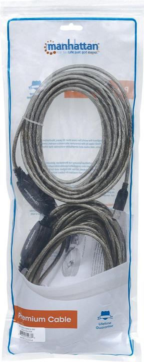 Image du produit Manhattan USB A/USB B, M/M (15 m, USB 2.0)