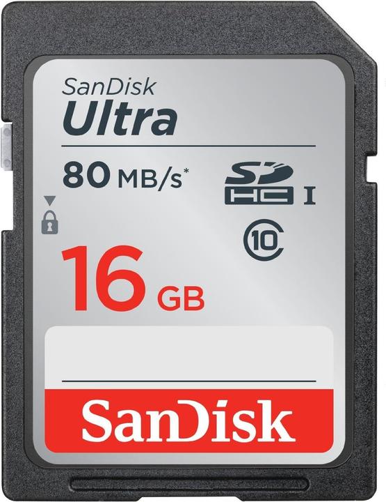 Image du produit SanDisk Ultra U1 (16 Go, SDHC, U1, UHS-I)