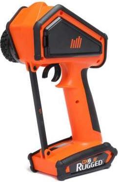 Produktbild RC ANLAGE CAR DX6 6CH DSMR RUGGED NUR Sender ORANGE