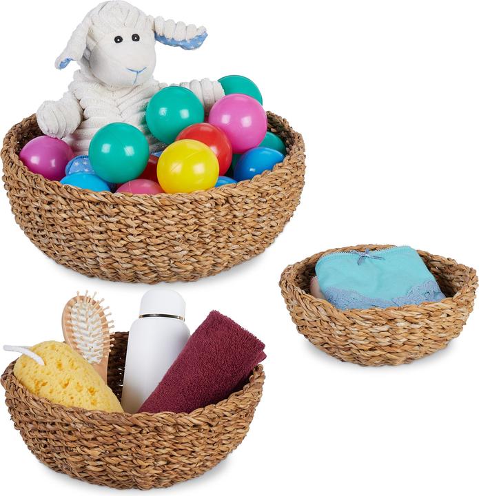 Actual product image Relaxdays 3x storage baskets (3 x)