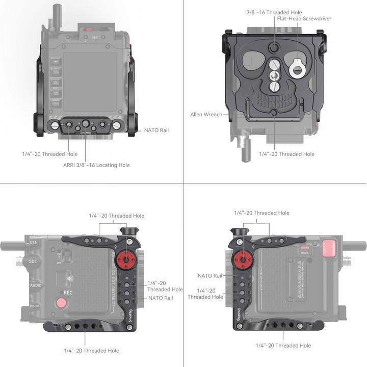 Immagine prodotto SmallRig Kit gabbia Basic per RED KOMODO / KOMODO-X 4110 (Gabbietta)