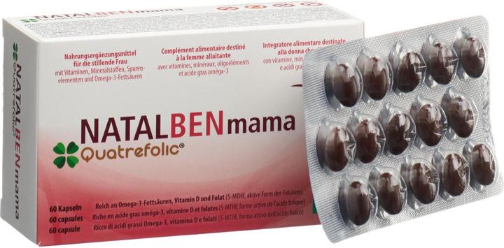 Image du produit Natalben Maman Quatrefolic (1 pièce(s), Capsules, 132 g)