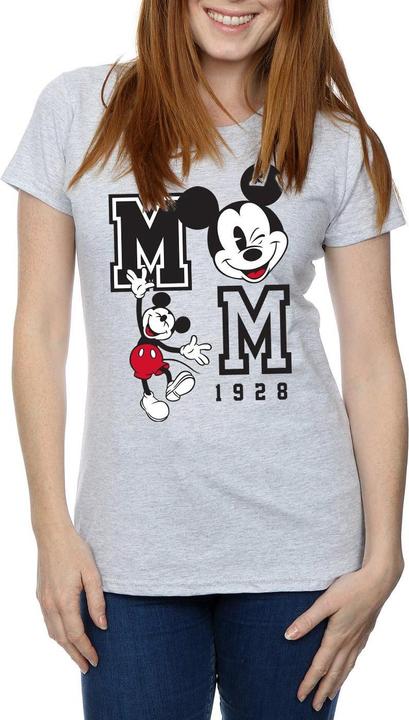 Actual product image Disney Womens/Ladies Jump And Wink Mickey Mouse Wink T-Shirt (L)