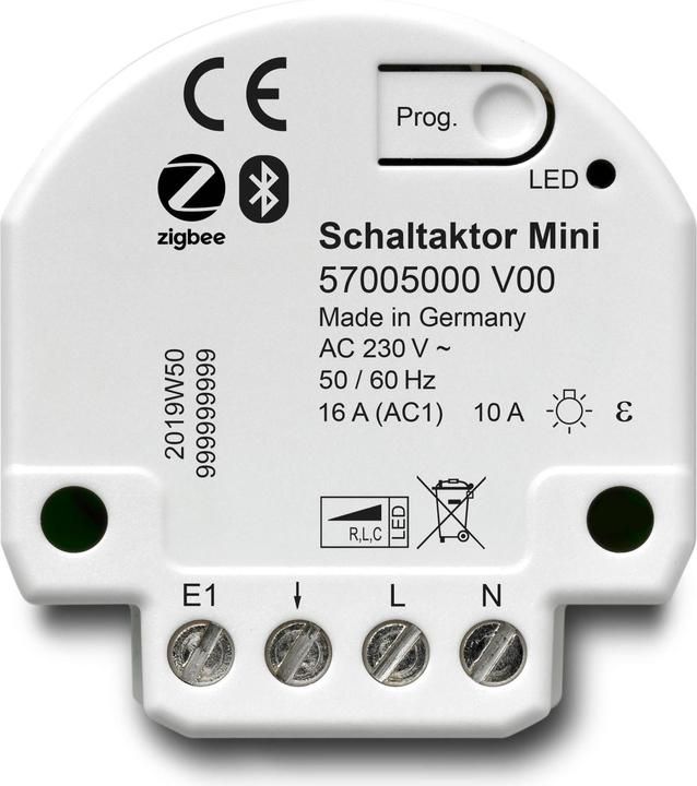 Actual product image Nexentro Zigbee Switch Actuator Mini 2300 W