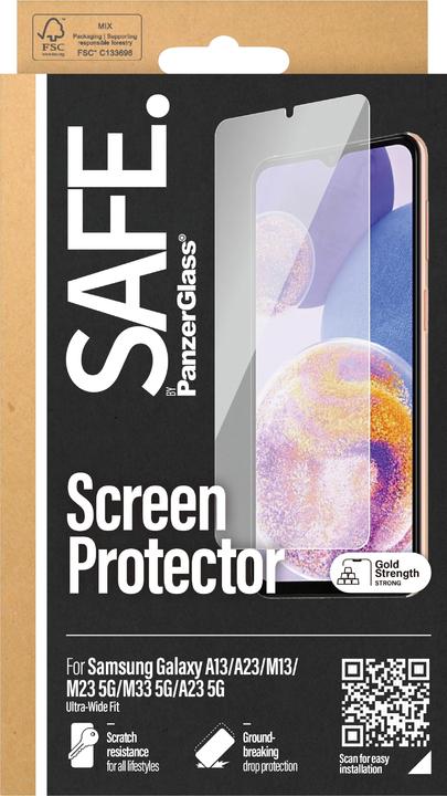 Image du produit Safe Bord à bord (1 pièce(s), Samsung Galaxy A13, Samsung Galaxy M23 5G, Samsung Galaxy A23 5G, Samsung Galaxy M13)