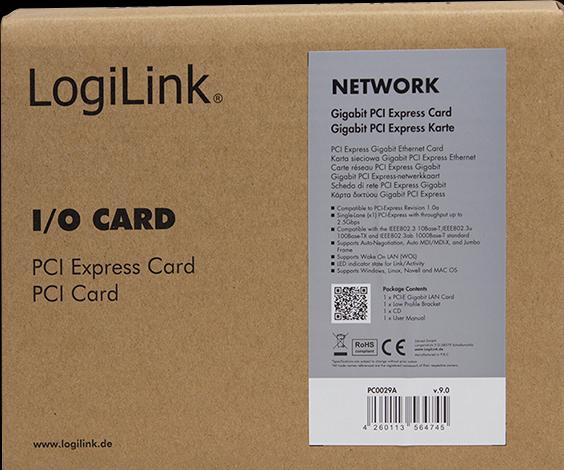 Produktbild LogiLink PC0029A (PCI-E x1)