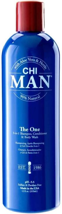 CHI 3-in-1 Shampoo, Conditioner, Bodywash (355 ml, Flüssiges Shampoo)