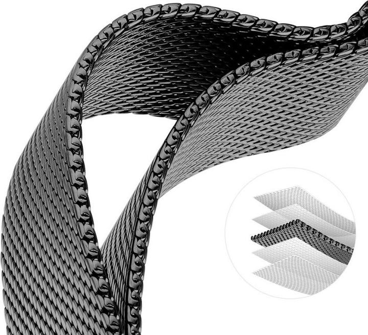 Actual product image Dux Ducis Milanese Pro Armband (45 mm, 44 mm, 42 mm, 49 mm, Stainless steel)