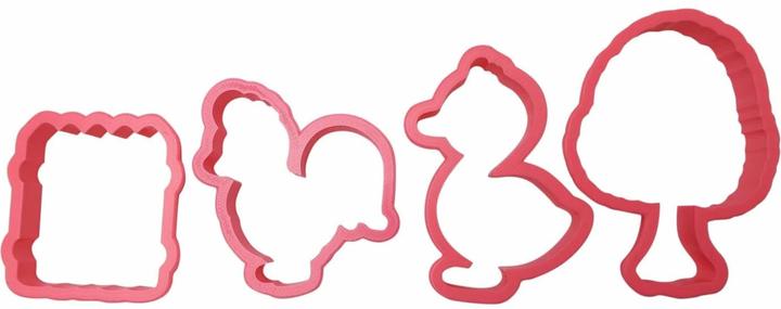 Immagine prodotto Cut my Cookies Set di stampini per biscotti con gallo e anatra