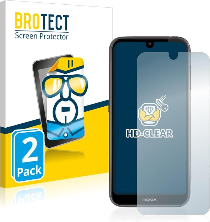 Actual product image BROTECT Screen Protector Clear (2 Piece, Nokia 4.2)
