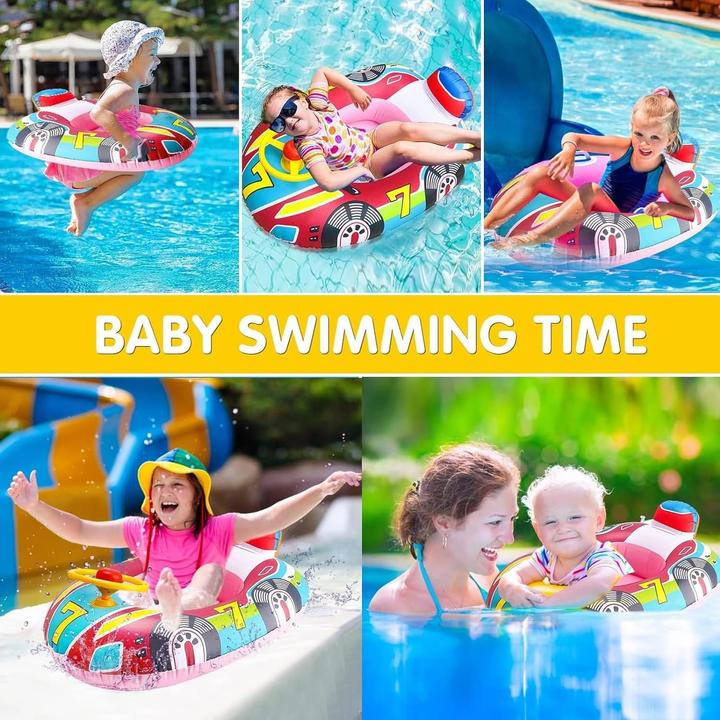 Image du produit Splash & Fun Kid Car gonflable, siège de natation pour bébé 60x45cm