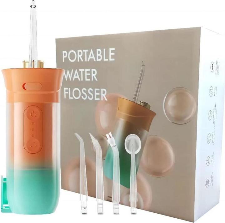 Image du produit OEM Consumer electronics Electric oral irrigator 200 ml 4 tips RC-K-563 orange