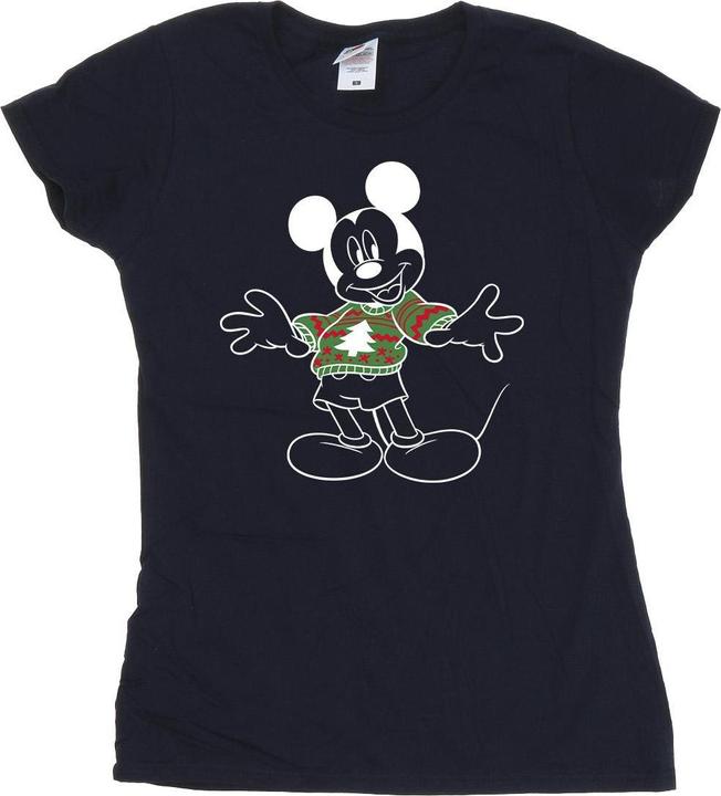 Disney Mickey Mouse Xmas Jumper TShirt (L)