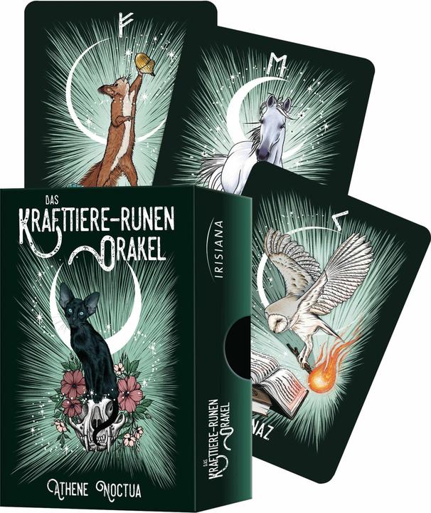 Actual product image Das Krafttiere Runen Orakel (German, Athena Noctua, 2024)