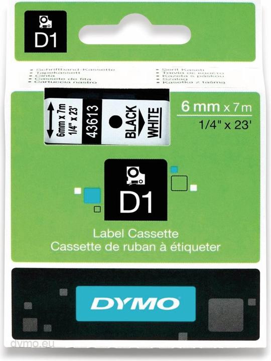 Immagine prodotto Dymo S0720780 Nastro standard (0.60 cm, Nero)