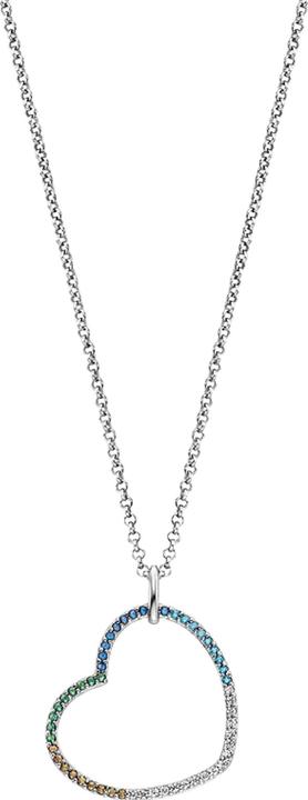 Immagine prodotto Engelsrufer Collana cuore arcobaleno (Argento 925, 50 cm)