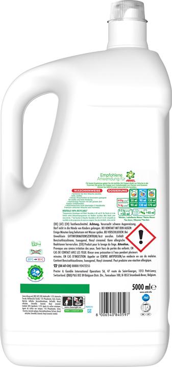 Actual product image Ariel Universal+ (100 Washing cycles, Liquid)