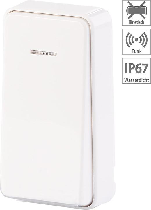 Actual product image CasaControl Kinetic wireless pushbutton for receiver series KFS-150