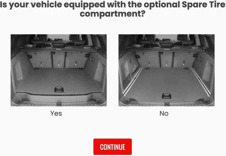 Actual product image WeatherTech BMW X3 (2017-2023) boot mat