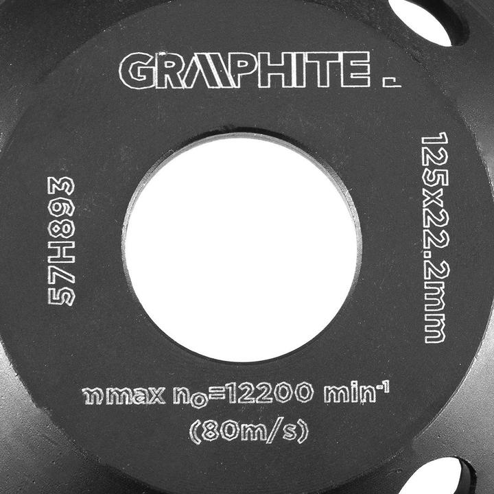 Image du produit Graphite meule diamantée (125 x 22.2 x 5 mm diamond grinding wheel, L segment)