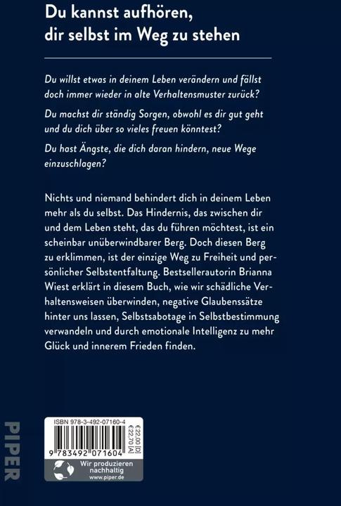 Produktbild The Mountain Is You (Deutsch, Brianna Wiest, Renate Grasstat, 2022)