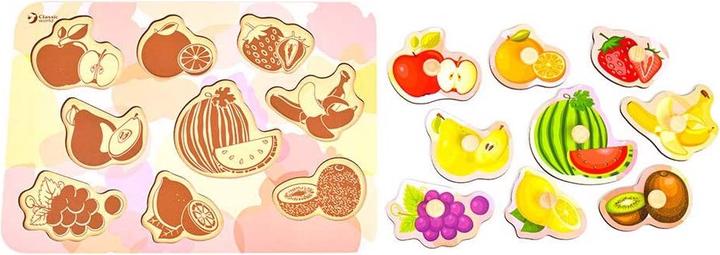Actual product image Classic World Fruit puzzle (9 pieces)