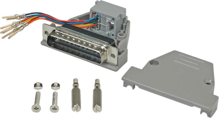 Image du produit Secomp DB25 mâle-RJ45 femelle 8P/8C 8Ltg. (0.02 m)