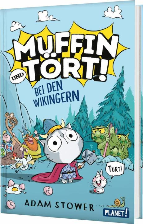 Image du produit Planet Muffin und Tört! 1: Bei den Wikingern (Allemand, Adam Stower, Leena Flegler, 2025)