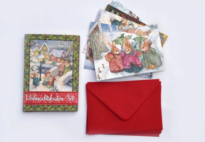 Actual product image Christmas card set "Merry Christmas!" (5 pcs.)