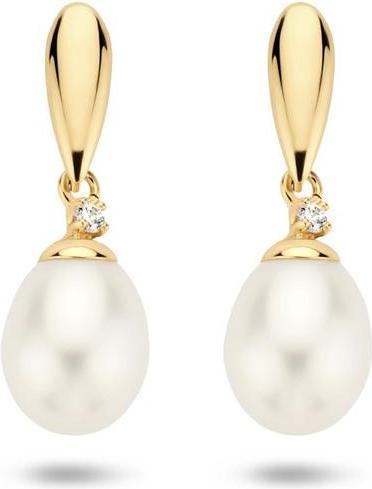 Marie Celeste Earparts Perlen und Zirkonia - 7,5 - Gold