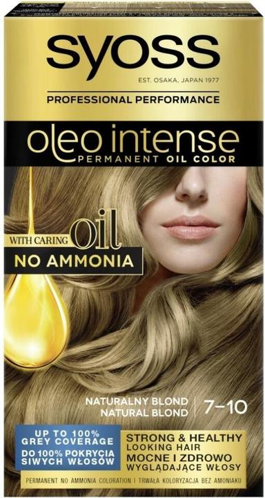 Syoss Oleo Intense Hair Dye 7-10 Natural For light hair (7-10 Natural)