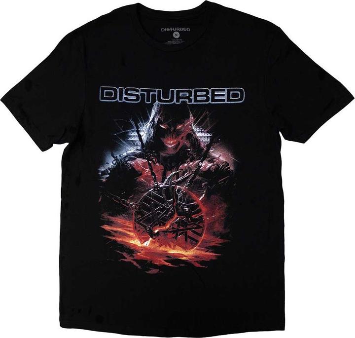 Actual product image Disturbed Unisex Adult European Tour '23 Medallion T-Shirt (S)