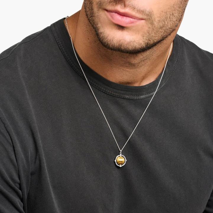 Produktbild Thomas Sabo Halskette Vintage Weltkugel (925er Silber, 38 - 42 cm)