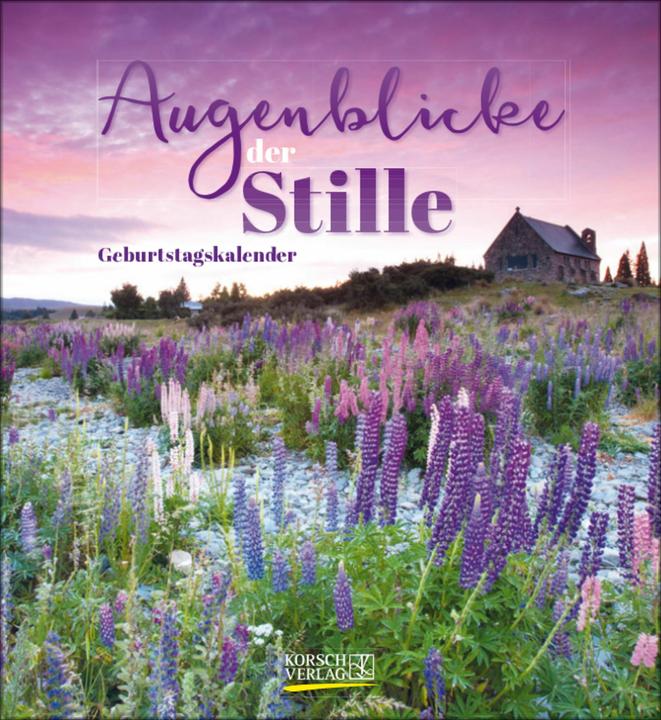 Produktbild Geburtstagskalender Augenblicke der Stille (Deutsch)