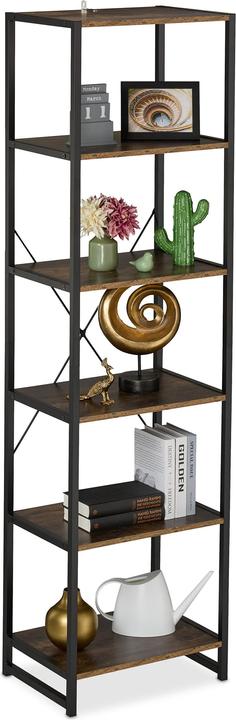 Actual product image Relaxdays Standregal (50 x 35 x 180 cm)