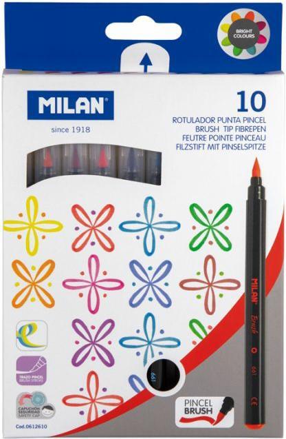Image du produit Crayons-feutres PINCEL BRUSH, 10 couleurs (10 couleurs, 10 x)