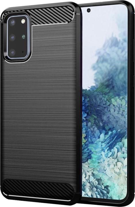 Immagine prodotto Techsuit - Carbon Silicone - Samsung Galaxy S20 Plus 4G / S20 Plus 5G - Black (Samsung Galaxy S20+, Samsung Galaxy S20 5G)