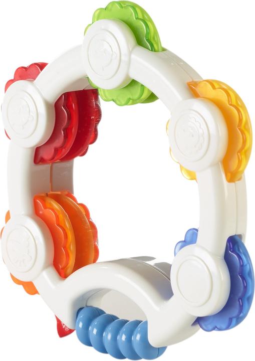 Produktbild Fisher-Price Babys erstes Tamburin (Französisch, Italienisch, Englisch, Spanisch, Finnisch, Niederländisch, Griechisch, Deutsch)