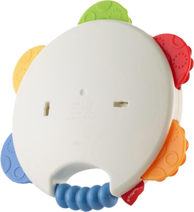 Produktbild Fisher-Price Babys erstes Tamburin (Französisch, Italienisch, Englisch, Spanisch, Finnisch, Niederländisch, Griechisch, Deutsch)
