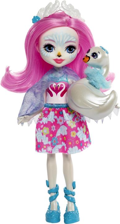 Actual product image Enchantimals Saffi Swan Doll & Poise Figure