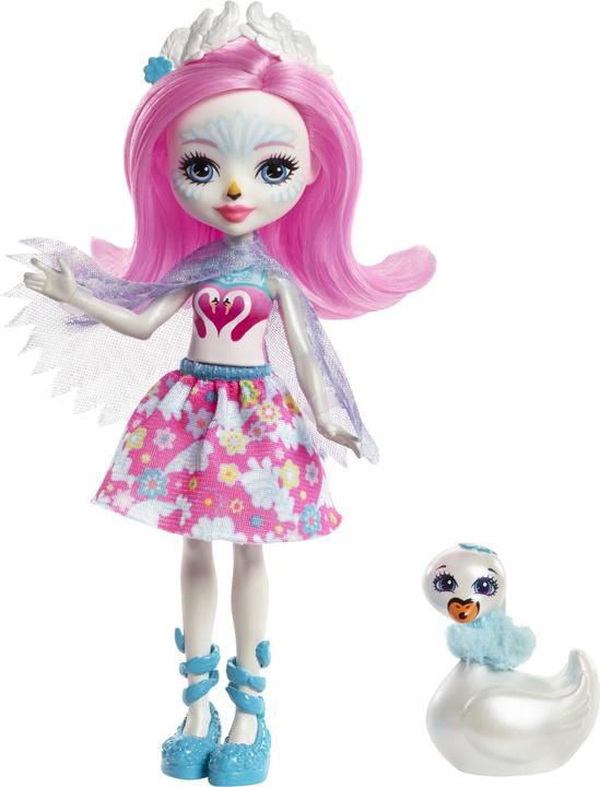 Actual product image Enchantimals Saffi Swan Doll & Poise Figure