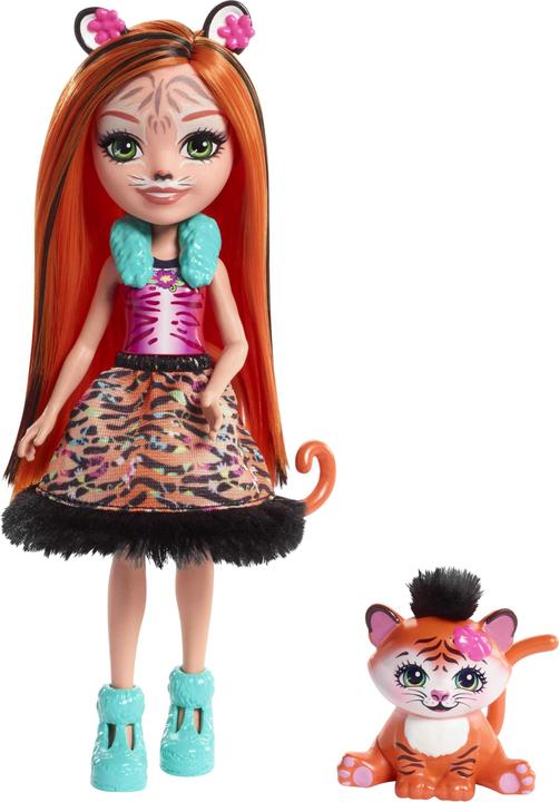 Produktbild Enchantimals Tigermädchen Tanzie Tiger Puppe