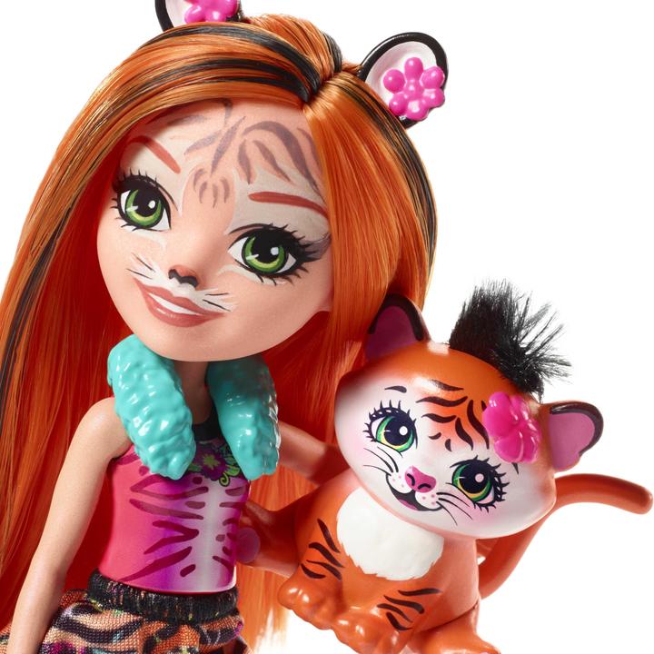 Produktbild Enchantimals Tigermädchen Tanzie Tiger Puppe