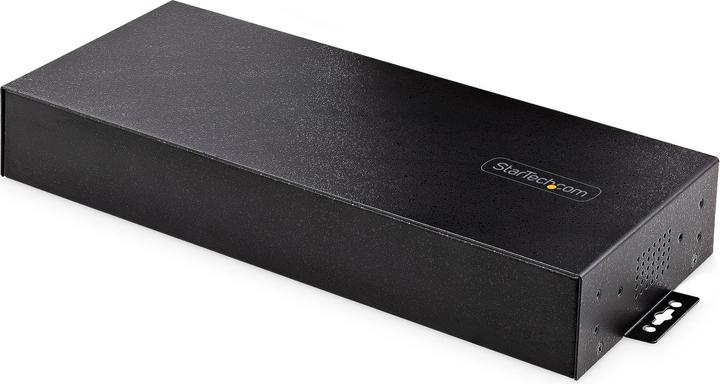Actual product image StarTech COM 16-Port Industrial USB 3.0 Hub 5Gbps Mountable Terminal Block Power Up to 120W Shared U (USB-B, 16 Ports)
