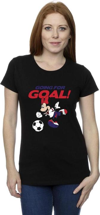 Immagine prodotto Disney Minnie Mouse Going For Goal Maglietta Donna (S)