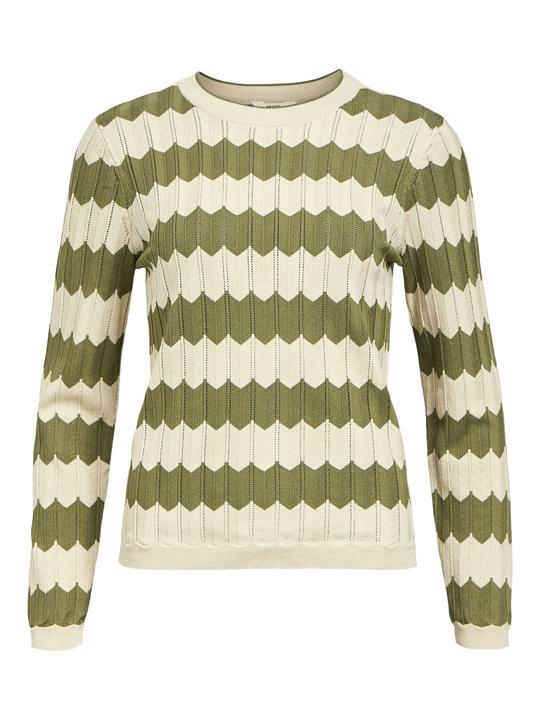 Object Gestreifter Strickpullover (L)