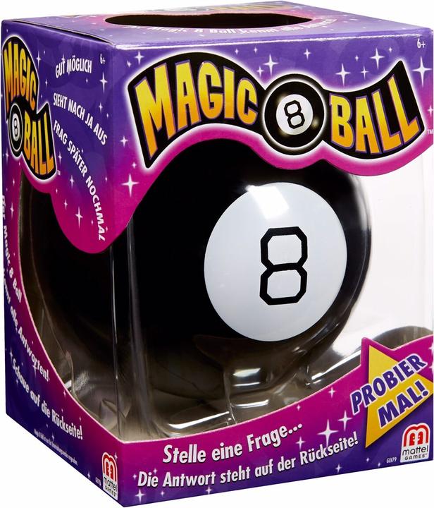 Actual product image Mattel Games Magic 8 Ball (German)