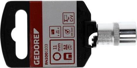 Produktbild Gedore Red red R40150027 Bit-Knarre Links/Rechts. 1/4 91 mm RSW6°+Adapter (1/4")